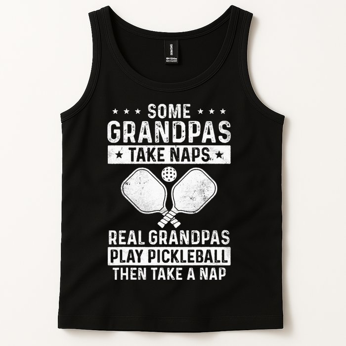 Funny Pickleball Design For Grandpa Pickleball Player Tank Top
