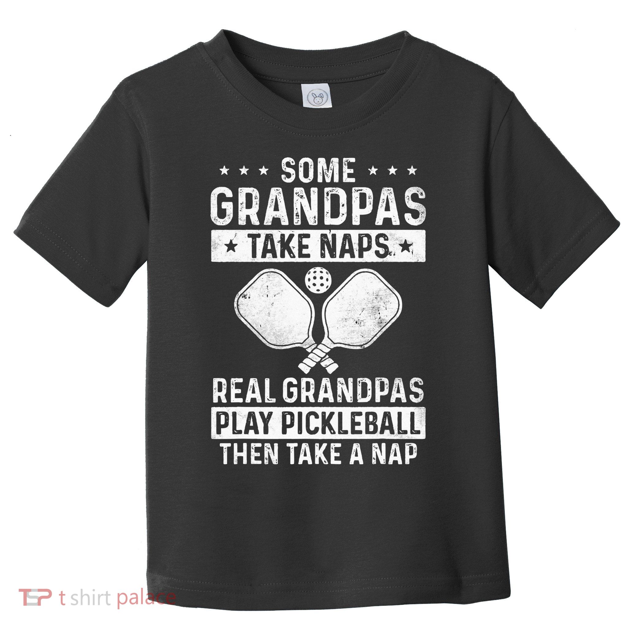 Funny Pickleball Design For Grandpa Pickleball Player Toddler T-Shirt