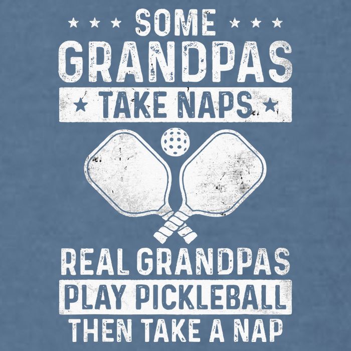 Funny Pickleball Design For Grandpa Pickleball Player Garment-Dyed Sweatshirt