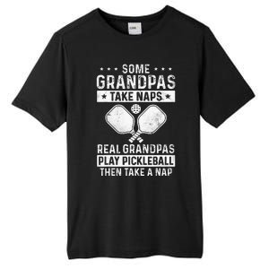 Funny Pickleball Design For Men Grandpa Pickleball Player Tall Fusion ChromaSoft Performance T-Shirt