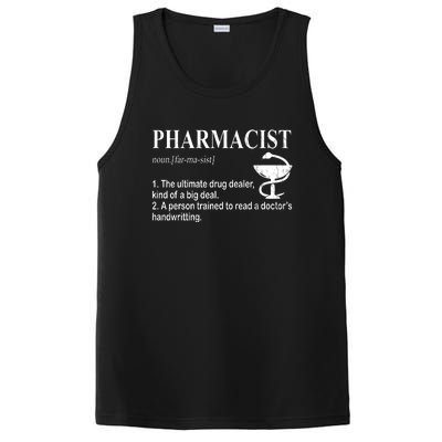 Funny Pharmacist Definition PosiCharge Competitor Tank