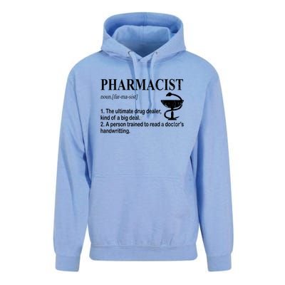 Funny Pharmacist Definition Unisex Surf Hoodie