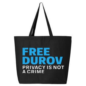 Free Pavel Durov 25L Jumbo Tote