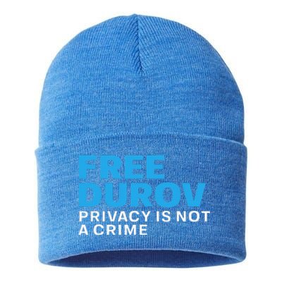 Free Pavel Durov Sustainable Knit Beanie