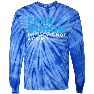 Free Pavel Durov Tie-Dye Long Sleeve Shirt