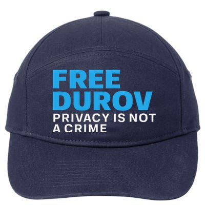 Free Pavel Durov 7-Panel Snapback Hat