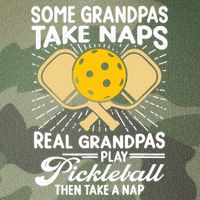 Funny Pickleball Design For Grandpa Pickleball Player Legacy Tie Dye Trucker Hat
