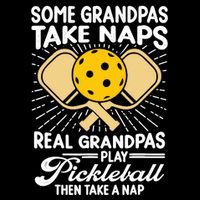 Funny Pickleball Design For Grandpa Pickleball Player Flexfit Unipanel Trucker Cap