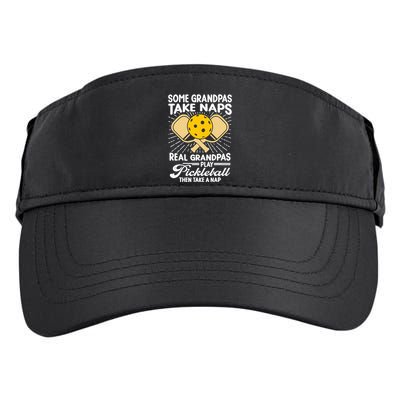 Funny Pickleball Design For Grandpa Pickleball Player Adult Drive Performance Visor