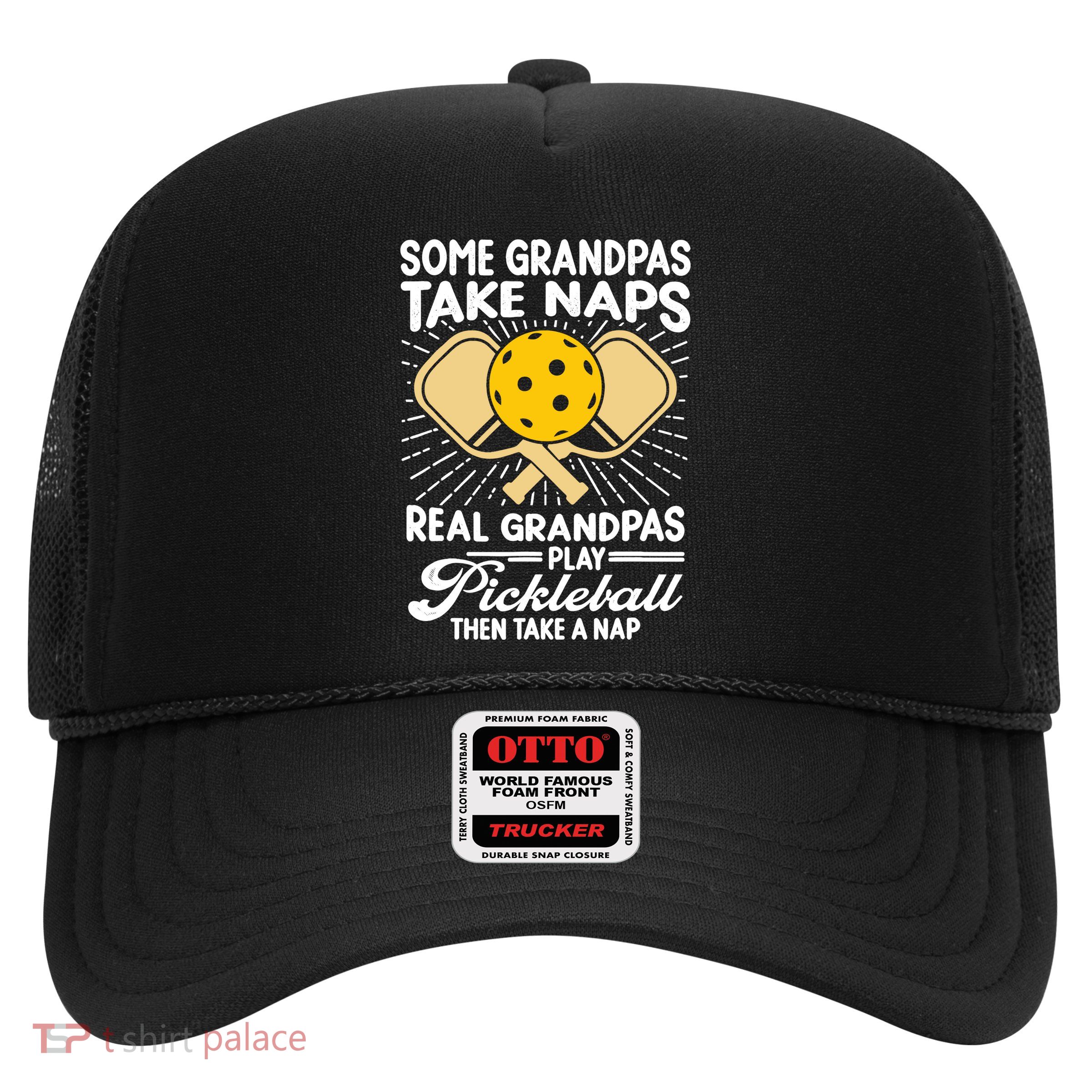 Funny Pickleball Design For Grandpa Pickleball Player Trucker Hat