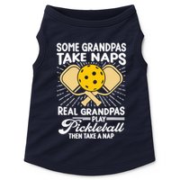 Funny Pickleball Design For Grandpa Pickleball Player Doggie Tank