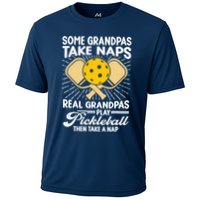 Funny Pickleball Design For Grandpa Pickleball Player Performance Shirt