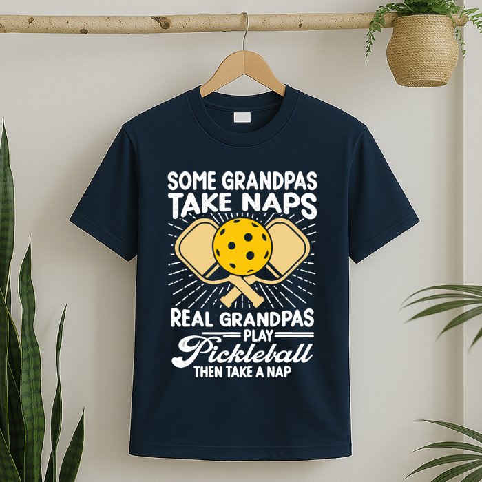 Funny Pickleball Design For Grandpa Pickleball Player T-Shirt