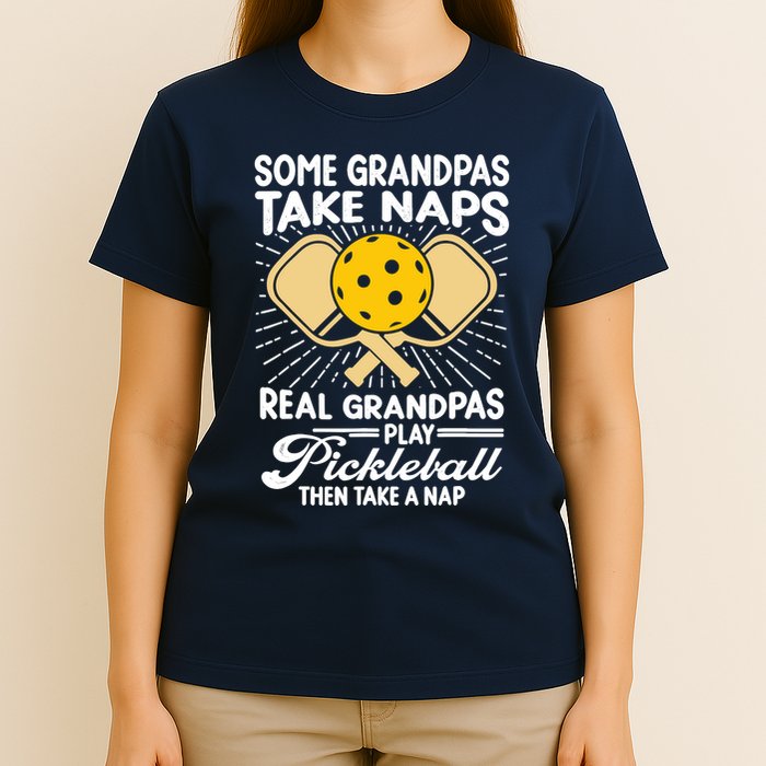 Funny Pickleball Design For Grandpa Pickleball Player T-Shirt