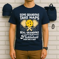 Funny Pickleball Design For Grandpa Pickleball Player T-Shirt