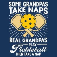 Funny Pickleball Design For Grandpa Pickleball Player Bucket Hat