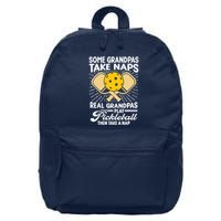 Funny Pickleball Design For Grandpa Pickleball Player 16 in Basic Backpack