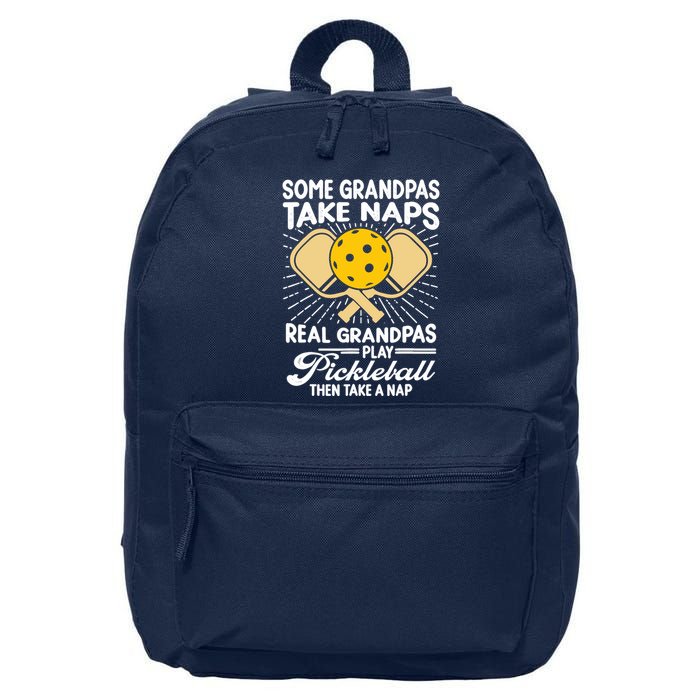 Funny Pickleball Design For Grandpa Pickleball Player 16 in Basic Backpack