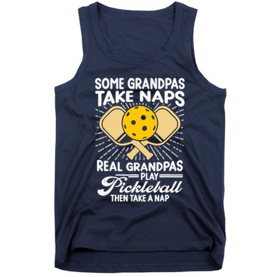 Funny Pickleball Design For Grandpa Pickleball Player Tank Top