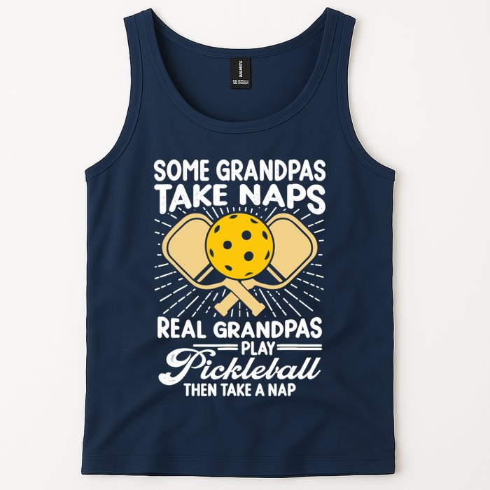 Funny Pickleball Design For Grandpa Pickleball Player Tank Top