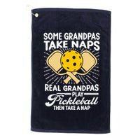 Funny Pickleball Design For Grandpa Pickleball Player Golf Towel