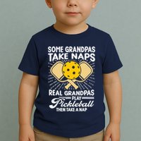 Funny Pickleball Design For Grandpa Pickleball Player Toddler T-Shirt