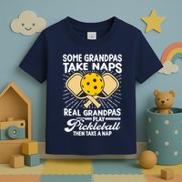 Funny Pickleball Design For Grandpa Pickleball Player Toddler T-Shirt