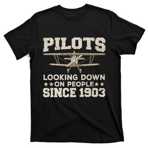 Funny Pilot Design For Aviation Airplane Pilot T-Shirt