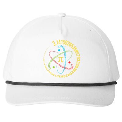 Funny Pi Day Spiral Pi Math For Pi Day Groovy Snapback Five-Panel Rope Hat