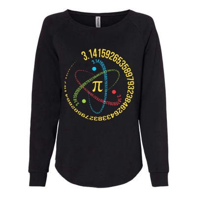 Funny Pi Day Spiral Pi Math For Pi Day Groovy Womens California Wash Sweatshirt