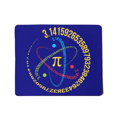 Funny Pi Day Spiral Pi Math For Pi Day Groovy Mousepad