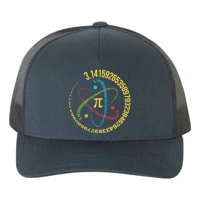 Funny Pi Day Spiral Pi Math For Pi Day Groovy Yupoong Adult 5-Panel Trucker Hat