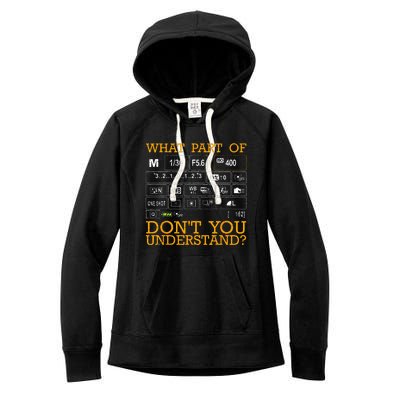 Funny Photography Design  Photographer Instructors Women's Fleece Hoodie