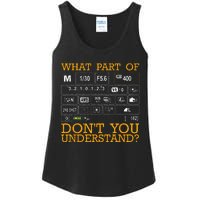 Funny Photography Design  Photographer Instructors Ladies Essential Tank