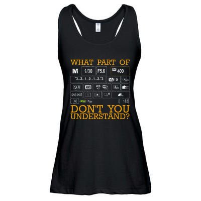 Funny Photography Design  Photographer Instructors Ladies Essential Flowy Tank