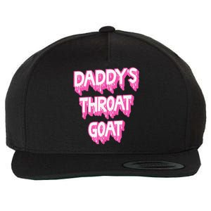 Funny P.Ink Daddys Throat Goat Adult Humor Sarcastic Outfit Gift Wool Snapback Cap