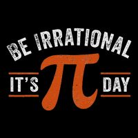 Funny Pi Day Math Science Be Irrational Vintage Pi Day 2025 Button