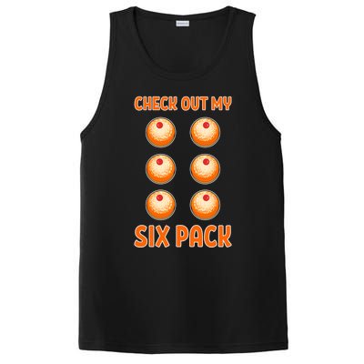 Funny Paczki Doughnut Warsaw Poland Donut Six Pack Polska Gift PosiCharge Competitor Tank