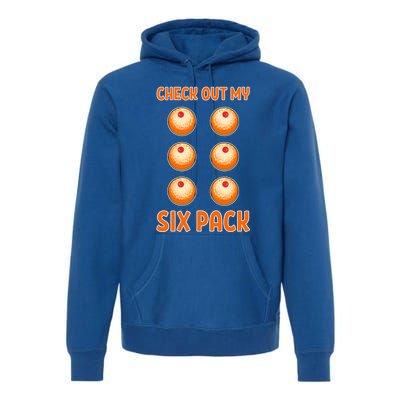 Funny Paczki Doughnut Warsaw Poland Donut Six Pack Polska Gift Premium Hoodie