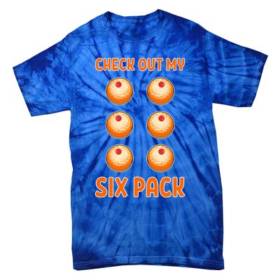 Funny Paczki Doughnut Warsaw Poland Donut Six Pack Polska Gift Tie-Dye T-Shirt