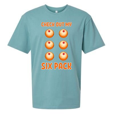 Funny Paczki Doughnut Warsaw Poland Donut Six Pack Polska Gift Sueded Cloud Jersey T-Shirt