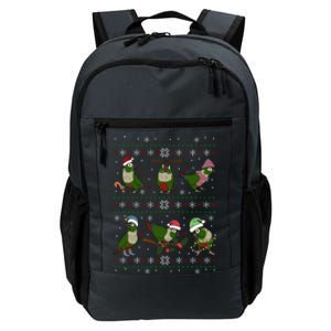 Funny Parrot Doodle Green Cheeked Conure Ugly Christmas Gift Daily Commute Backpack