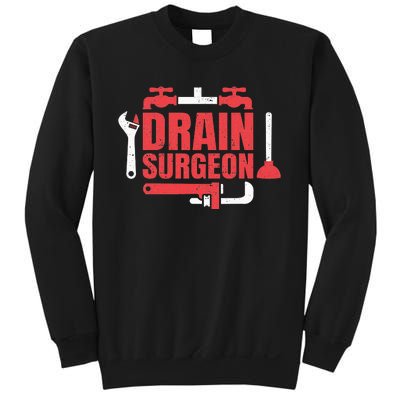 Funny Plumber drain Surgeon Sweatshirt