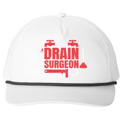 Funny Plumber drain Surgeon Snapback Five-Panel Rope Hat