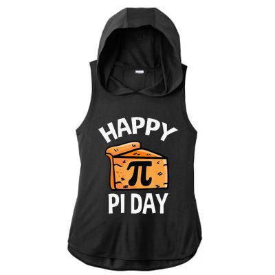 funny Pi Day Digits of Pi Rainbow 3.14 Math Teacher Ladies PosiCharge Tri-Blend Wicking Draft Hoodie Tank