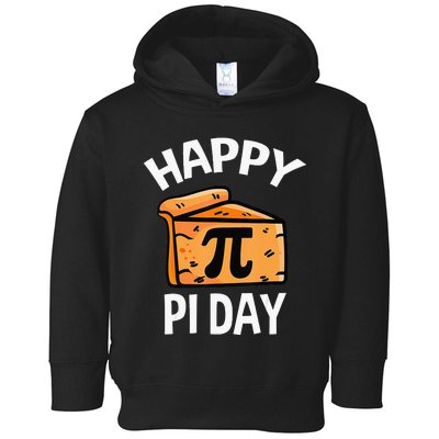 funny Pi Day Digits of Pi Rainbow 3.14 Math Teacher Toddler Hoodie