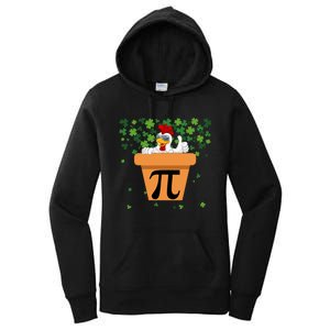 Funny Pi Day 2024 Chicken Pot Pi Day 3.14 Pi Math Day Math Teacher Women's Pullover Hoodie