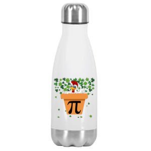 Funny Pi Day 2024 Chicken Pot Pi Day 3.14 Pi Math Day Math Teacher Stainless Steel Insulated Water Bottle