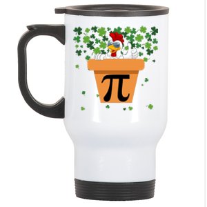 Funny Pi Day 2024 Chicken Pot Pi Day 3.14 Pi Math Day Math Teacher Stainless Steel Travel Mug