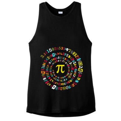Funny Pi Day Twist Pi Math For Pi Day 3.14 Ladies PosiCharge Tri-Blend Wicking Tank